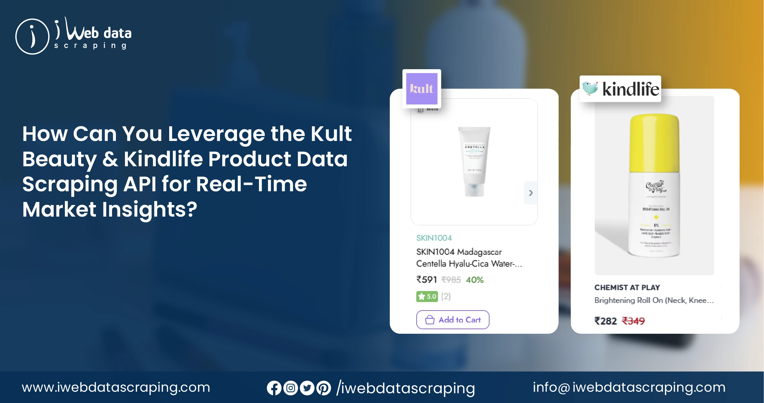 Kult Beauty & Kindlife Product Data Scraping API for Insights